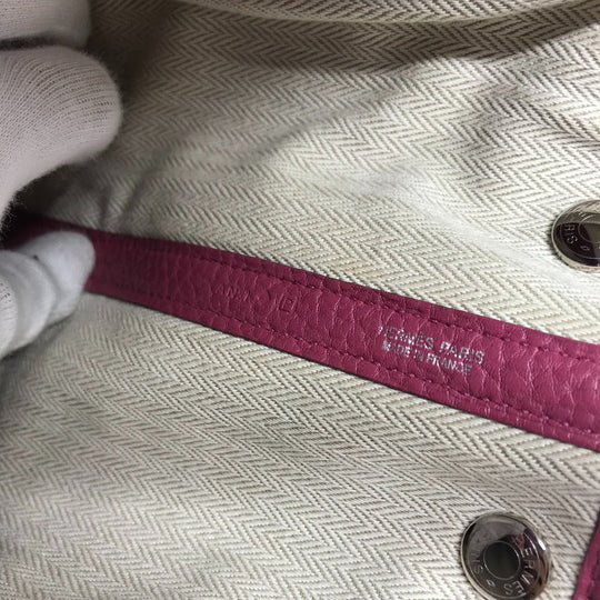 HERMES Tote Bag Negonda Purple type Bag Garden party TPM