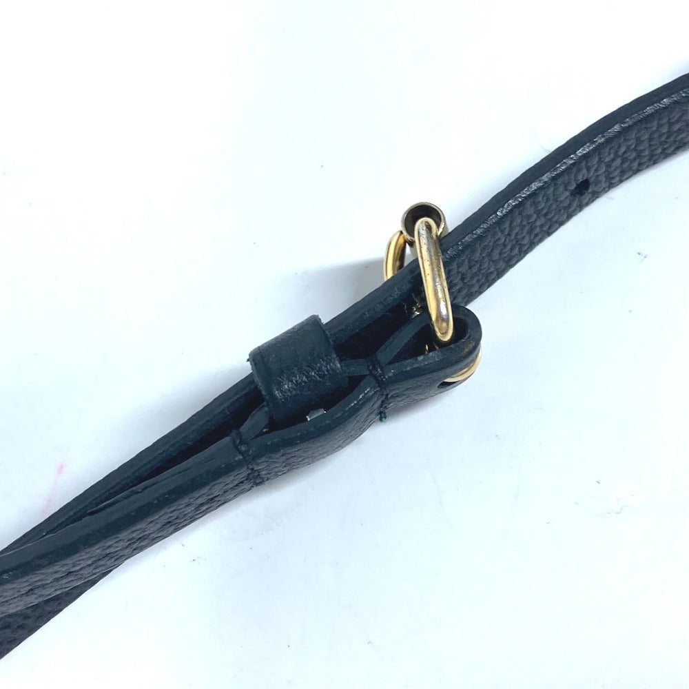 LOUIS VUITTON Backpack M80596 Monogram Ann Platt Leather black Monogram Ann Platt Tiny Backpack Women Used Authentic