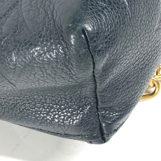 LOUIS VUITTON Backpack M80596 Monogram Ann Platt Leather black Monogram Ann Platt Tiny Backpack Women Used Authentic