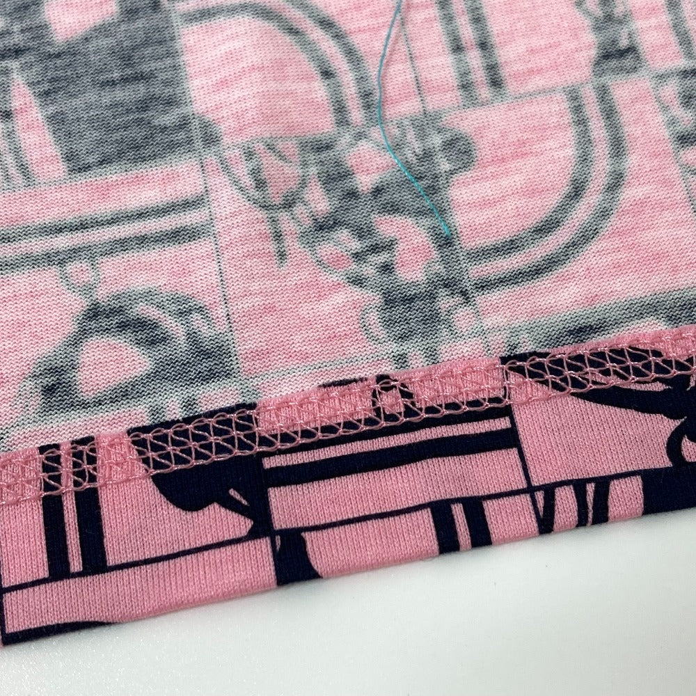 HERMES Short sleeve T-shirt cotton pink apparel short sleeves Brides de Gala en Desolde Women 36 Used Authentic