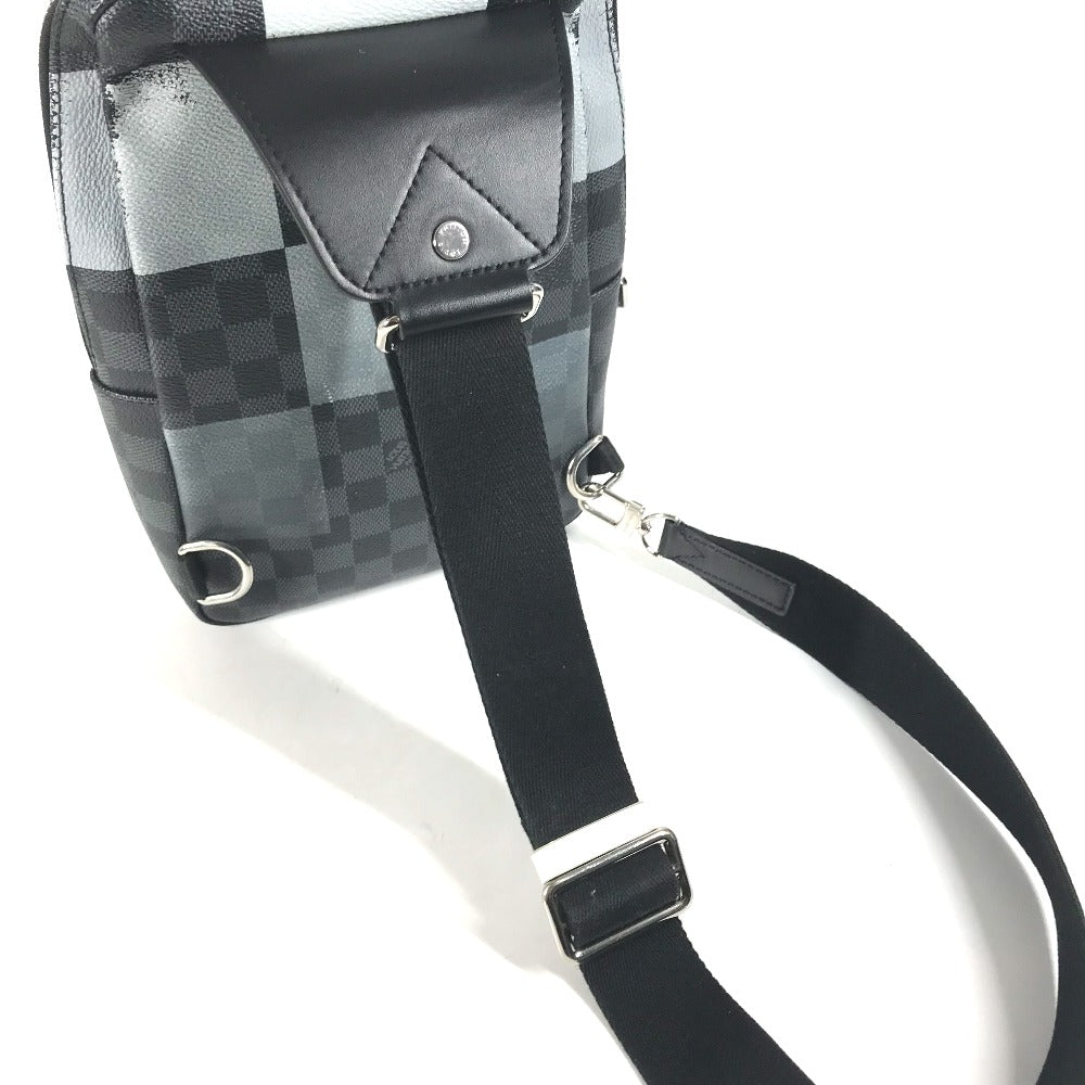 LOUIS VUITTON Sling bag N40403 Damier Graffit Giant Canvas black Damier Graphite Giant Avenue Slingback mens Used Authentic