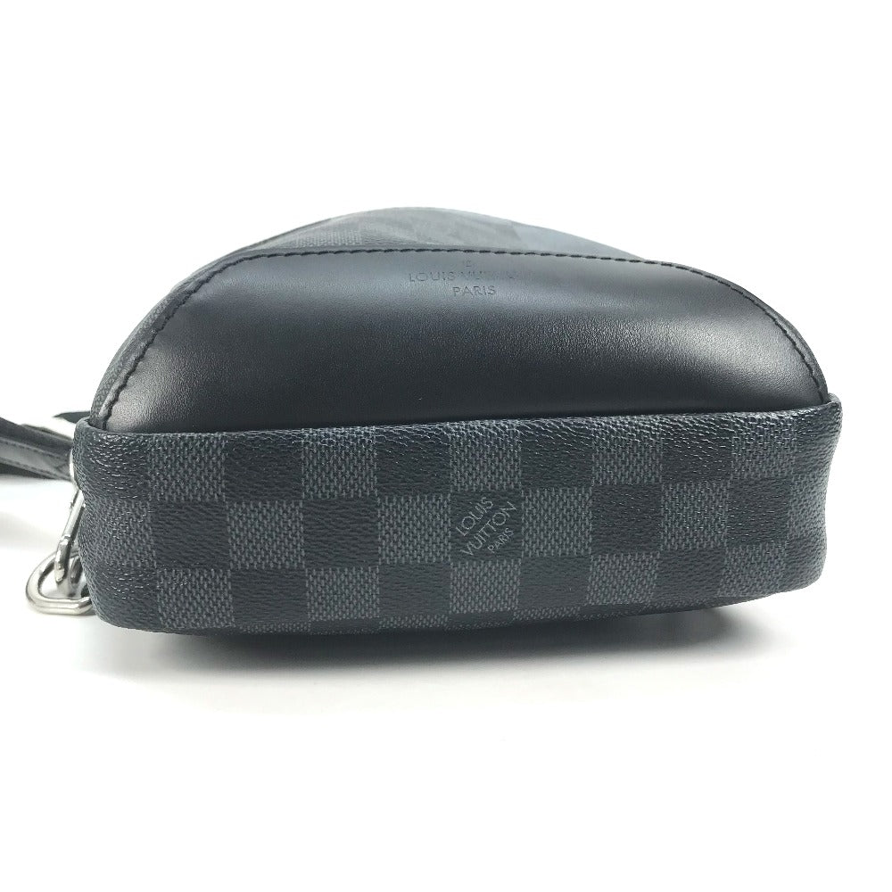 LOUIS VUITTON Sling bag N40403 Damier Graffit Giant Canvas black Damier Graphite Giant Avenue Slingback mens Used Authentic