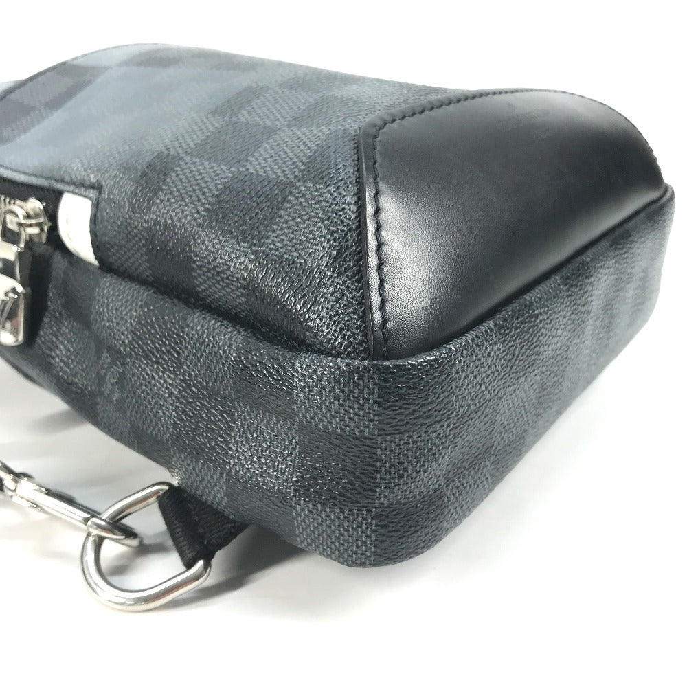 LOUIS VUITTON Sling bag N40403 Damier Graffit Giant Canvas black Damier Graphite Giant Avenue Slingback mens Used Authentic