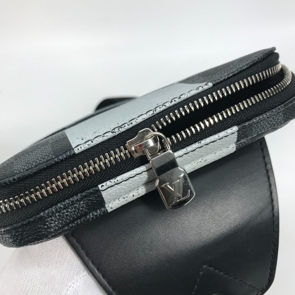 LOUIS VUITTON Sling bag N40403 Damier Graffit Giant Canvas black Damier Graphite Giant Avenue Slingback mens Used Authentic