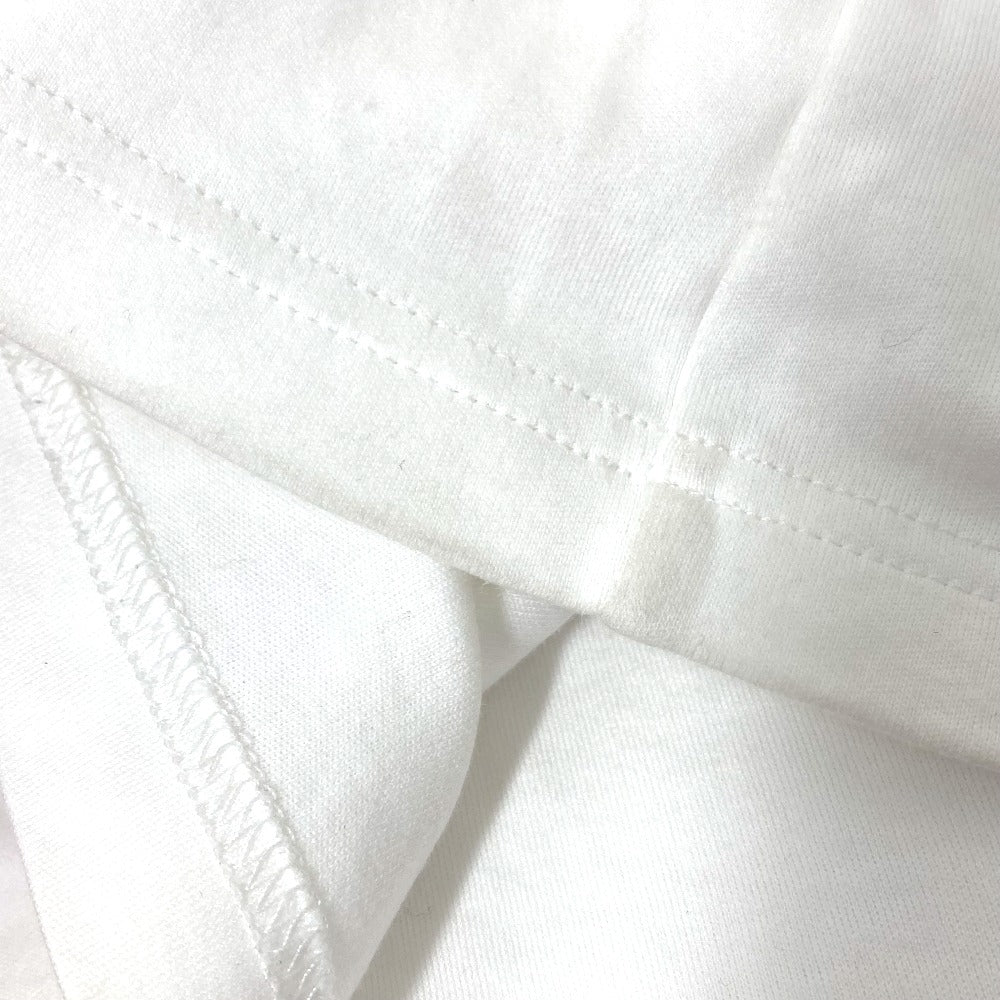 Berluti Short sleeve T-shirt cotton white All-over embroidered scrit T-shirt mens L Used Authentic