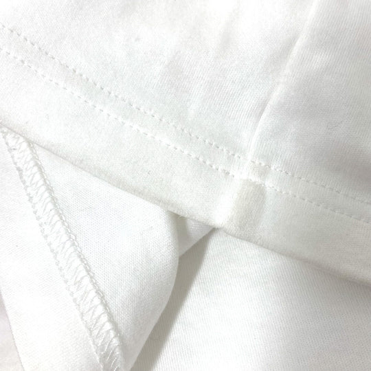 Berluti Short sleeve T-shirt cotton white All-over embroidered scrit T-shirt mens L Used Authentic