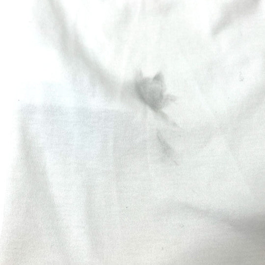 Berluti Short sleeve T-shirt cotton white All-over embroidered scrit T-shirt mens L Used Authentic