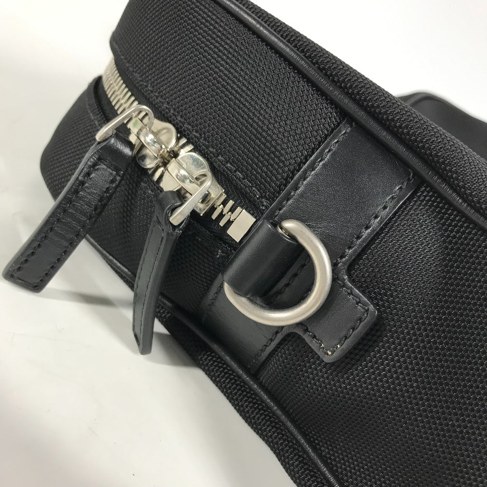 GUCCI Tote Bag 630922 Leather / canvas black Sherry line Business bag Women Used Authentic