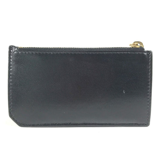SAINT LAURENT PARIS Coin case 631992 leather black Wallet Compact Wallet Fragment case mens Used Authentic