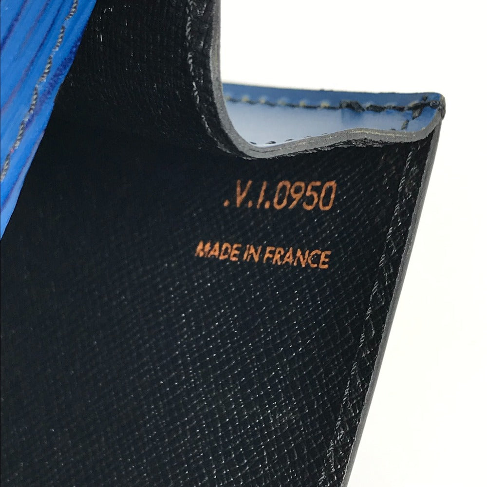 LOUIS VUITTON Clutch bag M52635 Epi Leather blue Epi Art deco Women Used Authentic