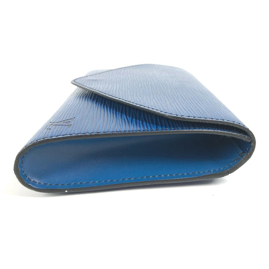 LOUIS VUITTON Clutch bag M52635 Epi Leather blue Epi Art deco Women Used Authentic