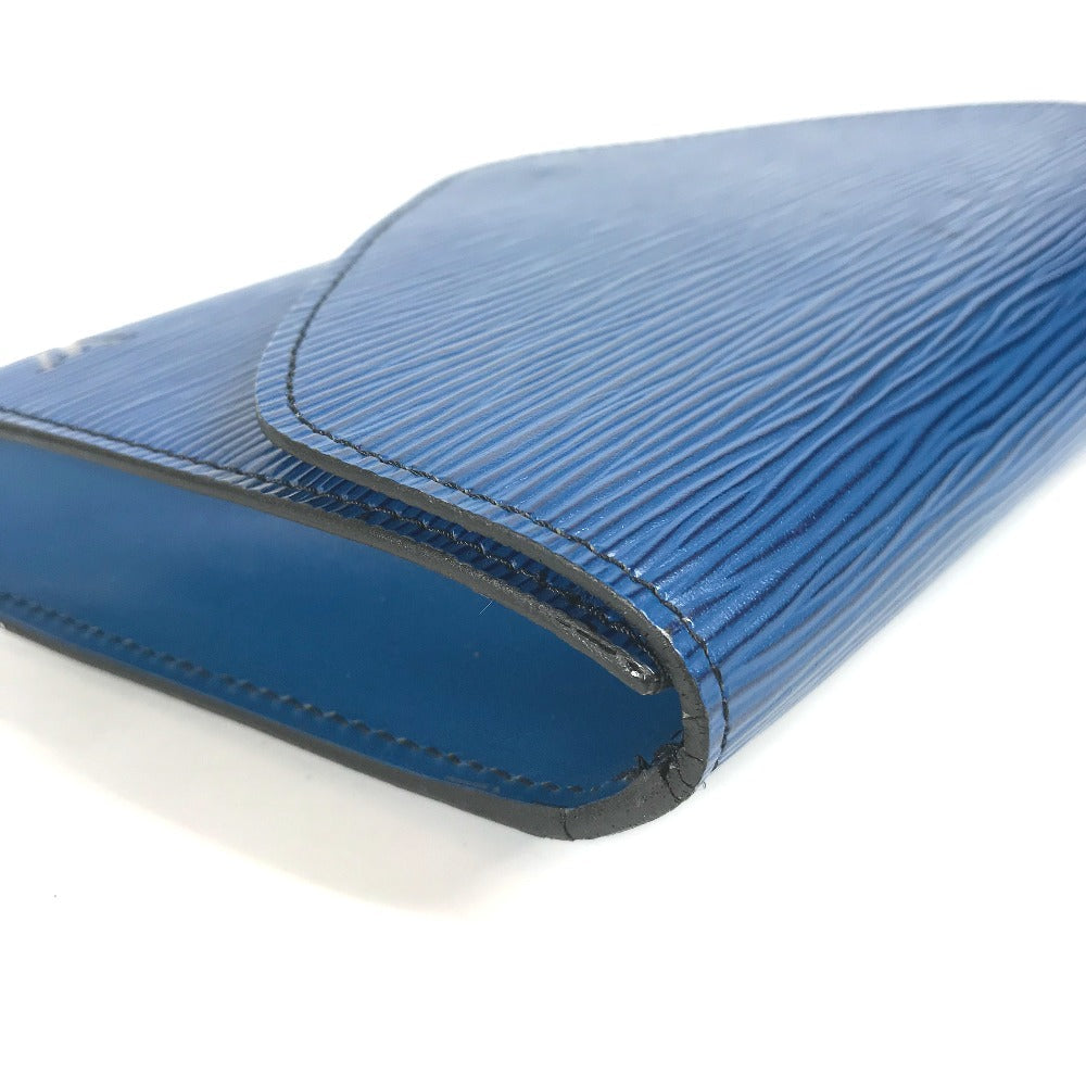 LOUIS VUITTON Clutch bag M52635 Epi Leather blue Epi Art deco Women Used Authentic