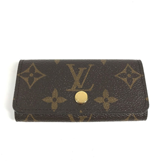 LOUIS VUITTON Key case Key holder  M69517 Monogram canvas Brown Monogram Multicles 4 Women Used Authentic