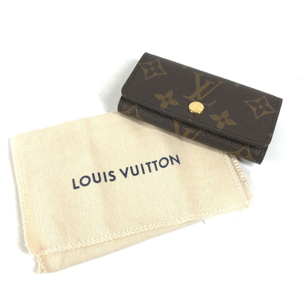 LOUIS VUITTON Key case Key holder  M69517 Monogram canvas Brown Monogram Multicles 4 Women Used Authentic