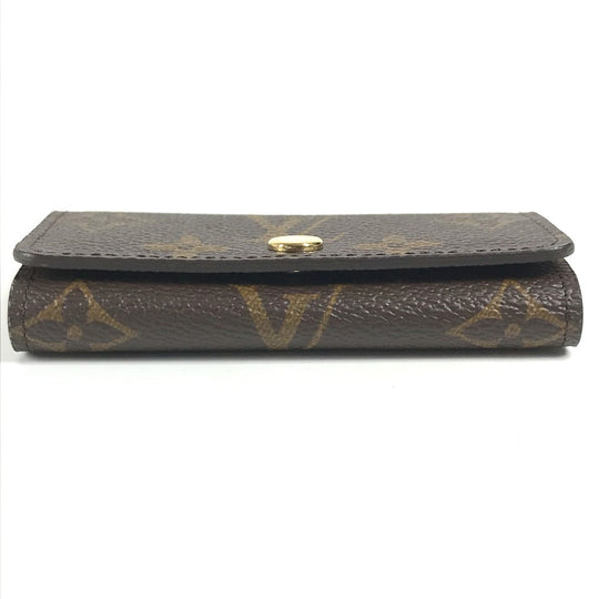 LOUIS VUITTON Key case Key holder  M69517 Monogram canvas Brown Monogram Multicles 4 Women Used Authentic