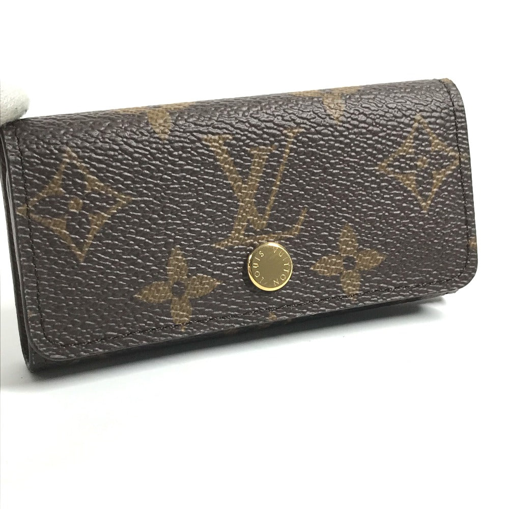 LOUIS VUITTON Key case Key holder  M69517 Monogram canvas Brown Monogram Multicles 4 Women Used Authentic