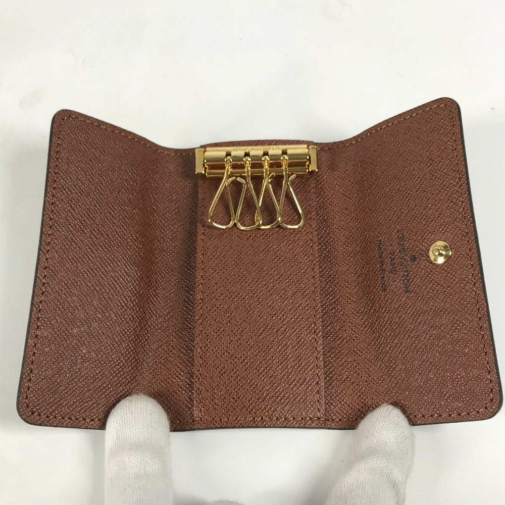 LOUIS VUITTON Key case Key holder  M69517 Monogram canvas Brown Monogram Multicles 4 Women Used Authentic