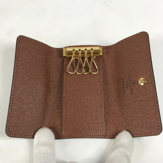 LOUIS VUITTON Key case Key holder  M69517 Monogram canvas Brown Monogram Multicles 4 Women Used Authentic