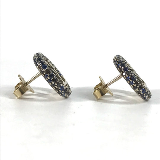 LOUIS VUITTON Pierce M01454 metal gold Rhinestone Pierce Louise Tresor Women Secondhand Authentic