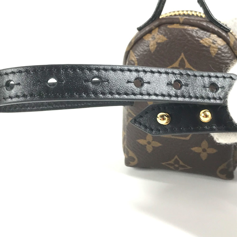 LOUIS VUITTON bracelet M6563A Canvas leather Brown Monogram Bracelet Monogram Bracelet Party Palm Springs Women Used Authentic