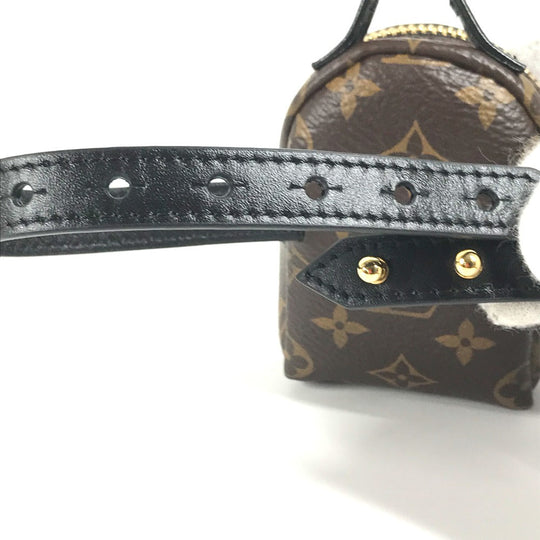 LOUIS VUITTON bracelet M6563A Canvas leather Brown Monogram Bracelet Monogram Bracelet Party Palm Springs Women Used Authentic