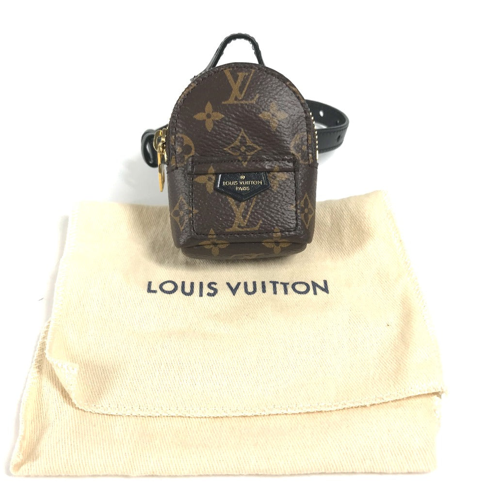 LOUIS VUITTON bracelet M6563A Canvas leather Brown Monogram Bracelet Monogram Bracelet Party Palm Springs Women Used Authentic