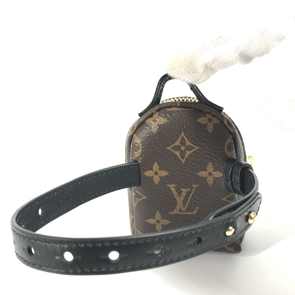 LOUIS VUITTON bracelet M6563A Canvas leather Brown Monogram Bracelet Monogram Bracelet Party Palm Springs Women Used Authentic