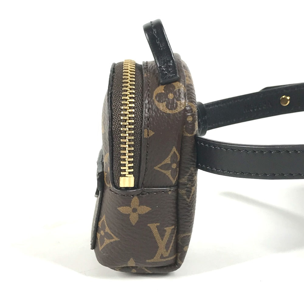 LOUIS VUITTON bracelet M6563A Canvas leather Brown Monogram Bracelet Monogram Bracelet Party Palm Springs Women Used Authentic