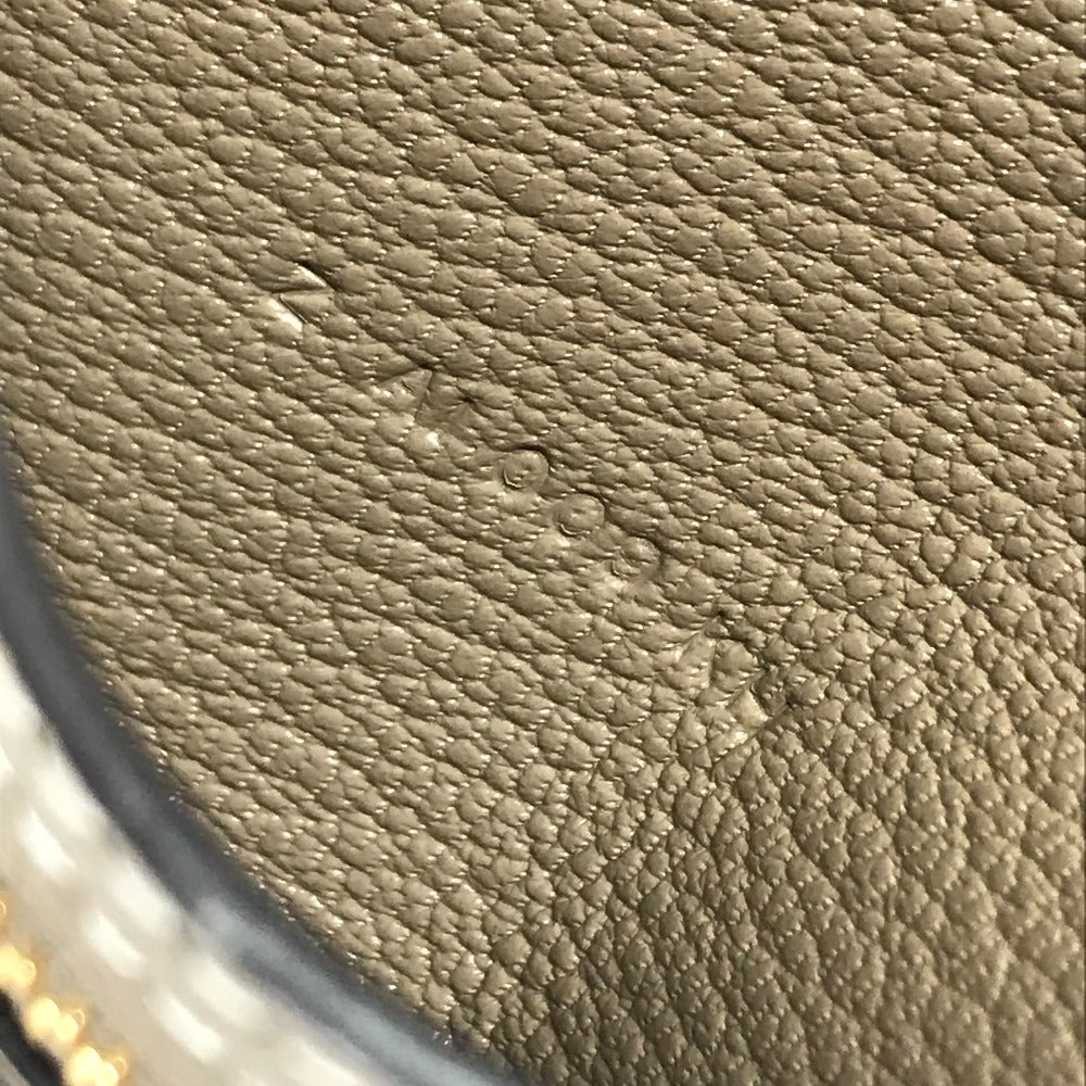 HERMES Trifold wallet Shave Gold Metal Bearn combine Women Used Authentic