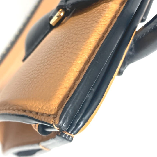 LOUIS VUITTON Handbag M51654 leather beige Studs Bicolor Coeur Marly PM Women Used Authentic