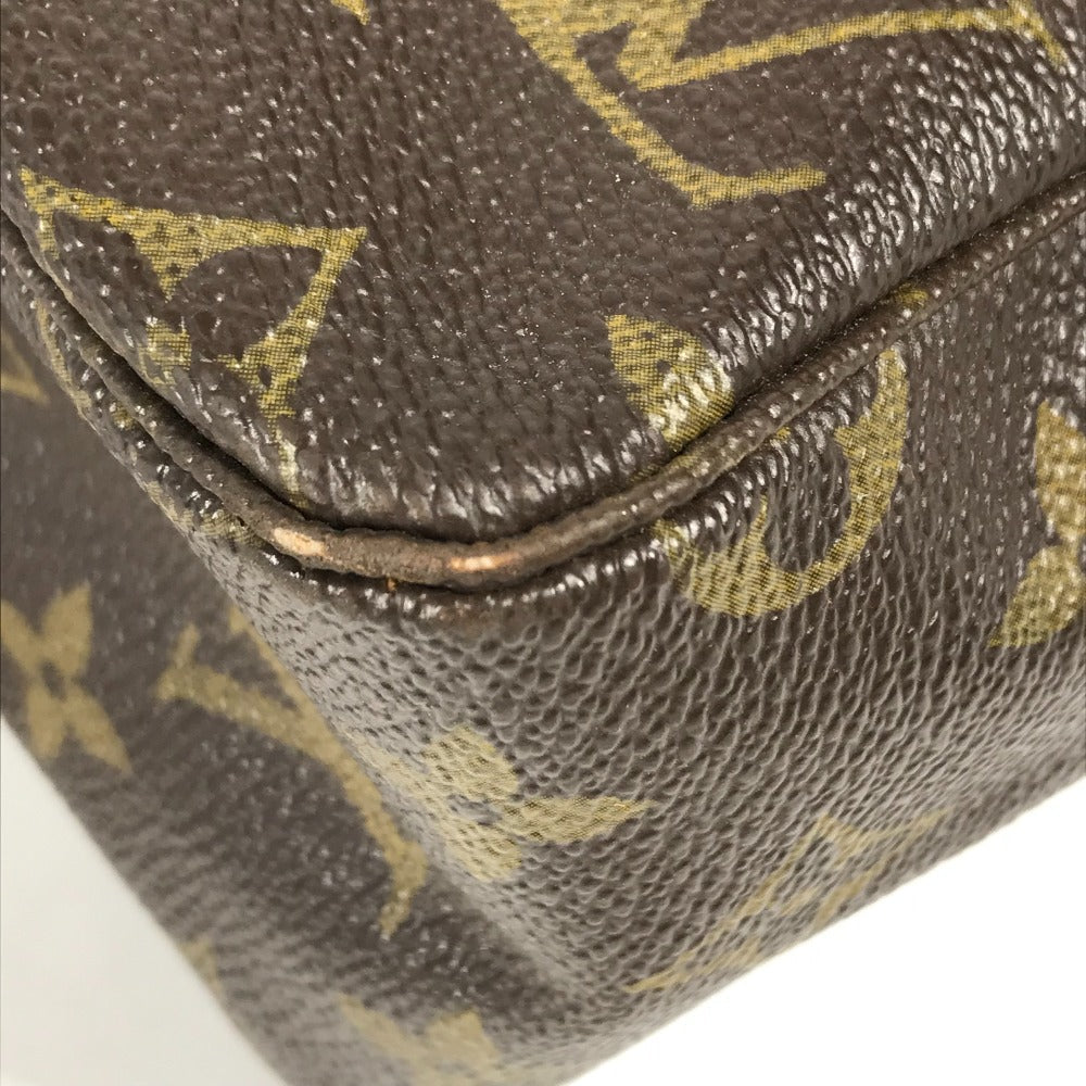 LOUIS VUITTON Cosmetics Pouch M47522 Monogram canvas Brown Monogram Truth Cracking Ty 28 Women Used Authentic