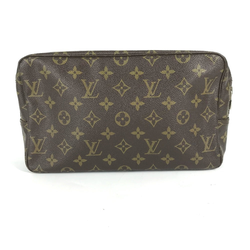 LOUIS VUITTON Cosmetics Pouch M47522 Monogram canvas Brown Monogram Truth Cracking Ty 28 Women Used Authentic