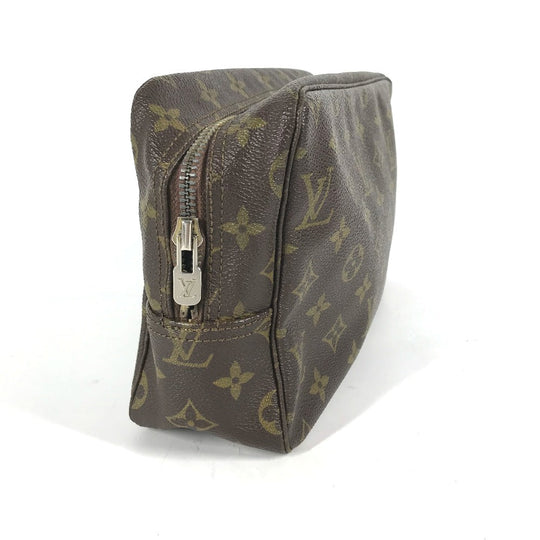 LOUIS VUITTON Cosmetics Pouch M47522 Monogram canvas Brown Monogram Truth Cracking Ty 28 Women Used Authentic