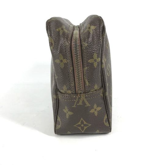 LOUIS VUITTON Cosmetics Pouch M47522 Monogram canvas Brown Monogram Truth Cracking Ty 28 Women Used Authentic