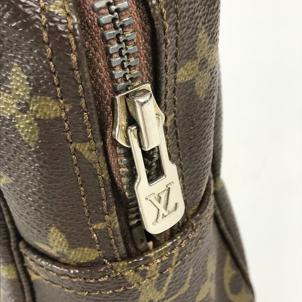 LOUIS VUITTON Cosmetics Pouch M47522 Monogram canvas Brown Monogram Truth Cracking Ty 28 Women Used Authentic