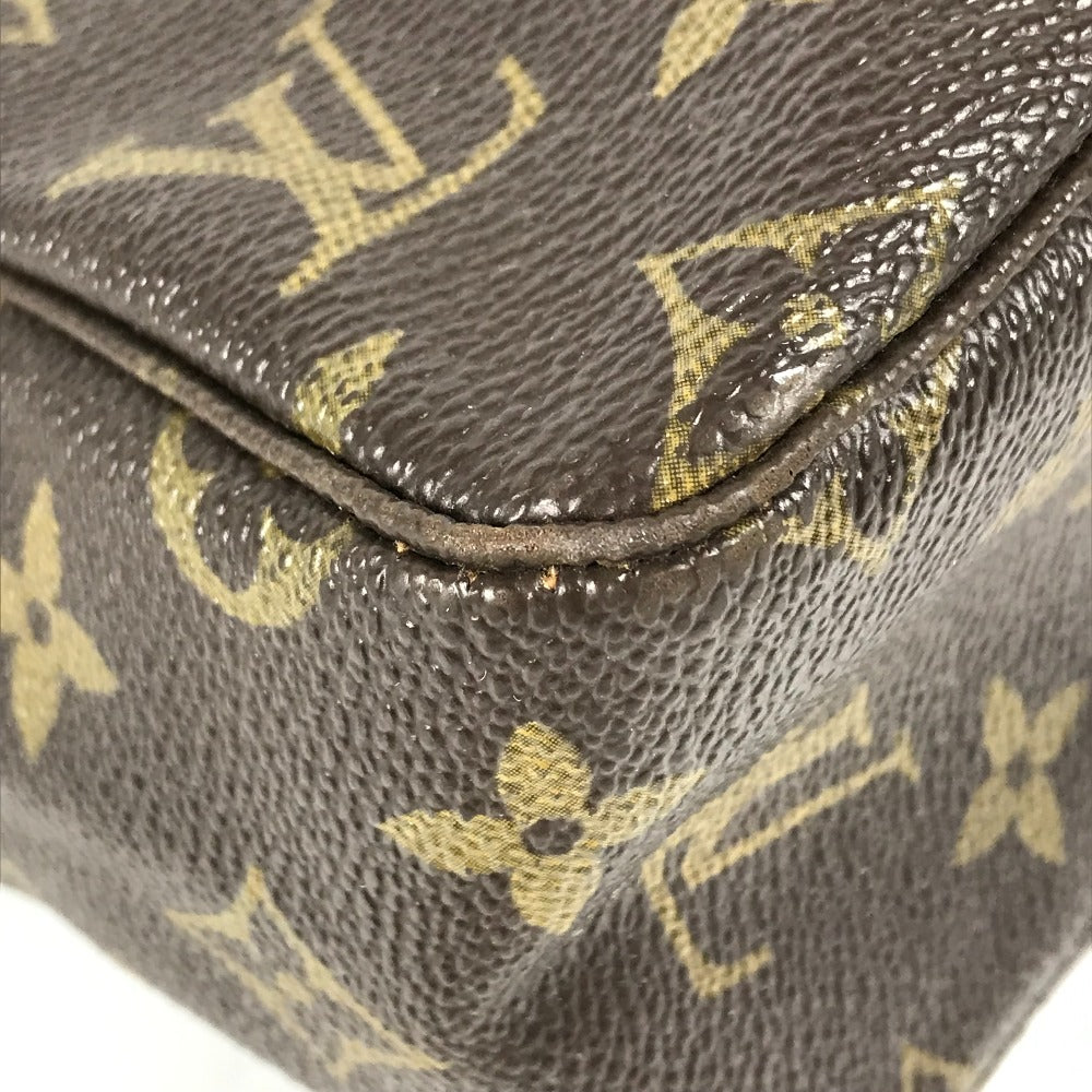 LOUIS VUITTON Cosmetics Pouch M47522 Monogram canvas Brown Monogram Truth Cracking Ty 28 Women Used Authentic