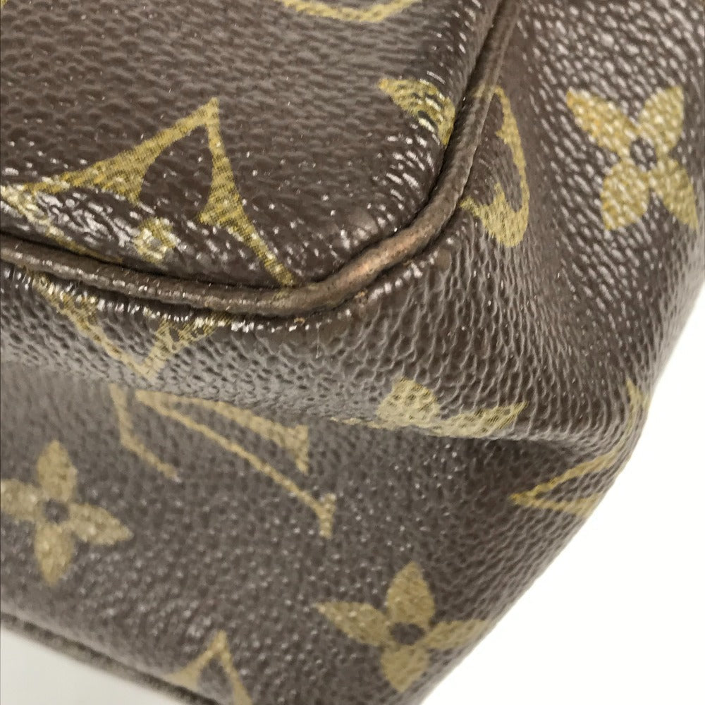 LOUIS VUITTON Cosmetics Pouch M47522 Monogram canvas Brown Monogram Truth Cracking Ty 28 Women Used Authentic
