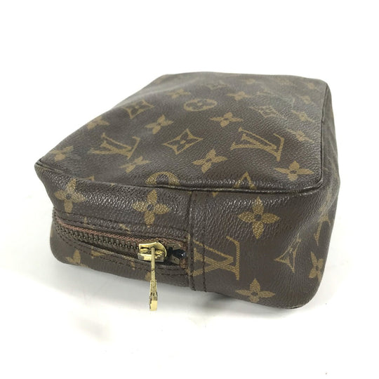 LOUIS VUITTON Cosmetics Pouch M47524 Monogram canvas Brown Monogram Truth Cracking T 23 Women Used Authentic
