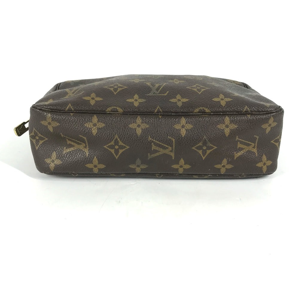 LOUIS VUITTON Cosmetics Pouch M47524 Monogram canvas Brown Monogram Truth Cracking T 23 Women Used Authentic