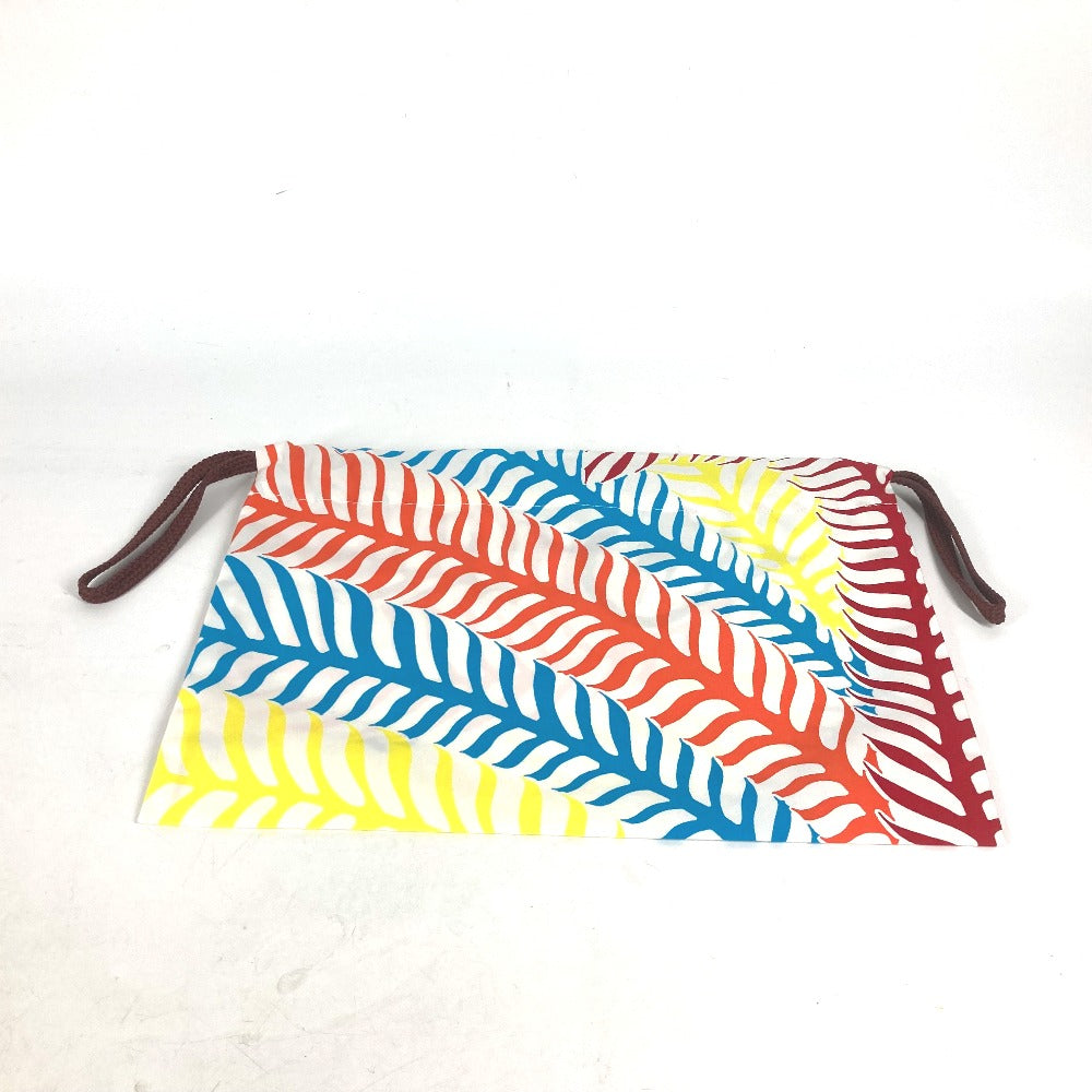 HERMES Pouch silk multicolor purse Bulk Pouch Women Used Authentic