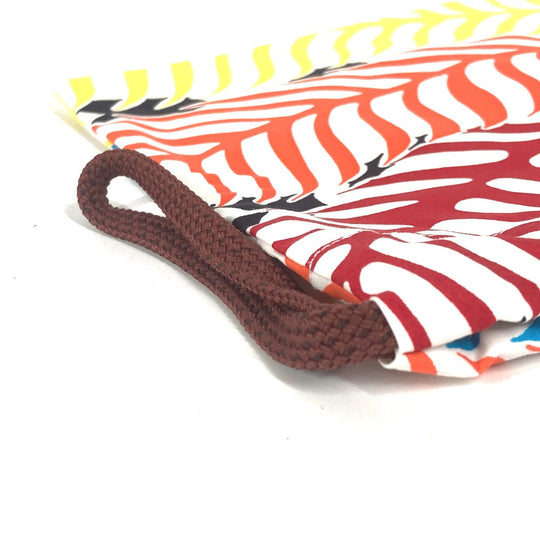 HERMES Pouch silk multicolor purse Bulk Pouch Women Used Authentic