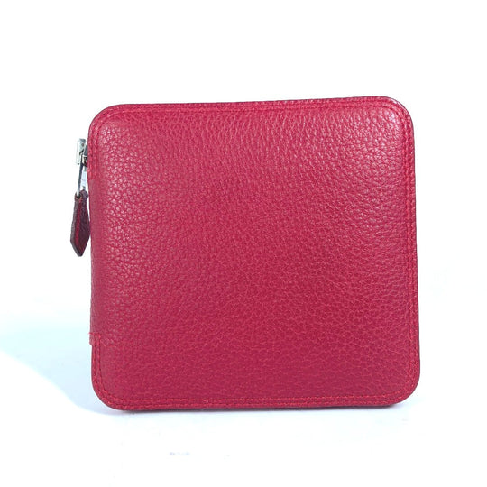 HERMES Handbag Buffel skipper Red Bags Eco Bags Folding Silky pop Women Secondhand Authentic