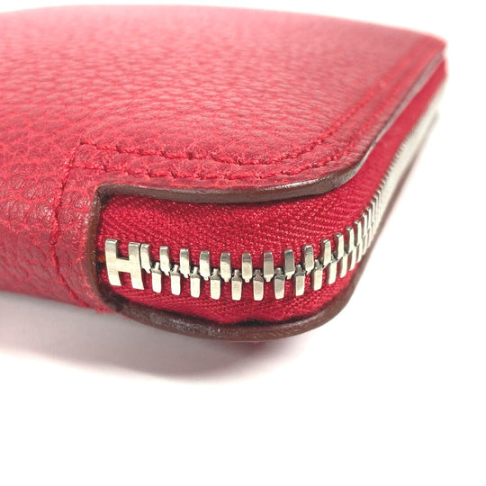 HERMES Handbag Buffel skipper Red Bags Eco Bags Folding Silky pop Women Secondhand Authentic