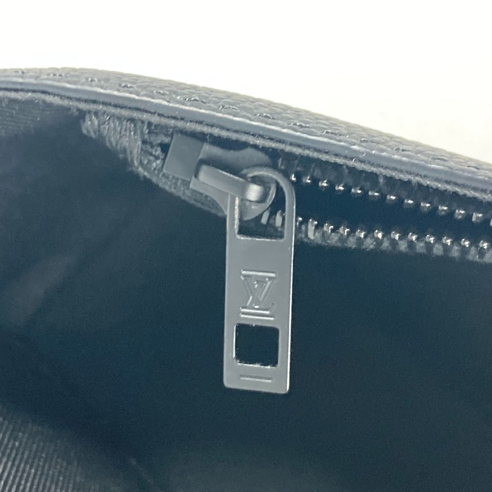 LOUIS VUITTON Shoulder Bag M82085 Cowhide leather black LV Aerogram Fastline Wearable Wallet mens Used Authentic