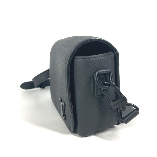 LOUIS VUITTON Shoulder Bag M82085 Cowhide leather black LV Aerogram Fastline Wearable Wallet mens Used Authentic