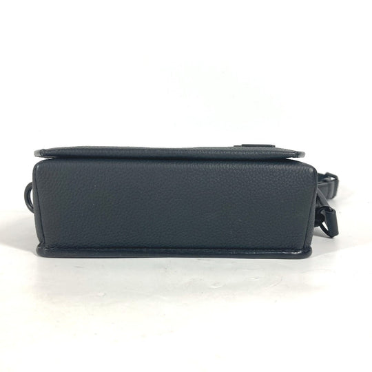 LOUIS VUITTON Shoulder Bag M82085 Cowhide leather black LV Aerogram Fastline Wearable Wallet mens Used Authentic