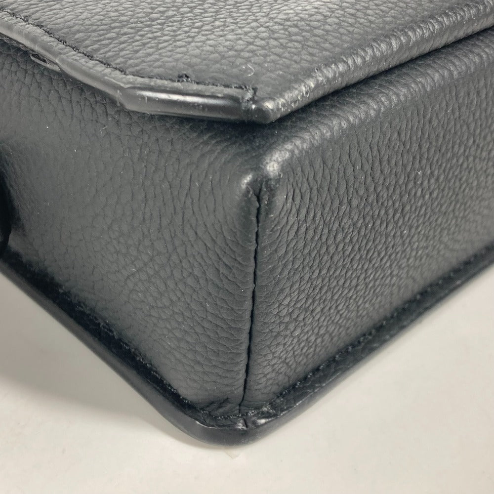LOUIS VUITTON Shoulder Bag M82085 Cowhide leather black LV Aerogram Fastline Wearable Wallet mens Used Authentic