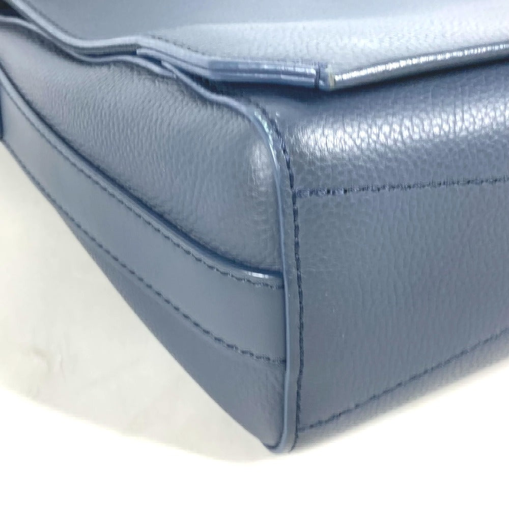 LOUIS VUITTON Shoulder Bag M21363 Cowhide leather Navy LV Aerogram takeoff messenger mens Used Authentic