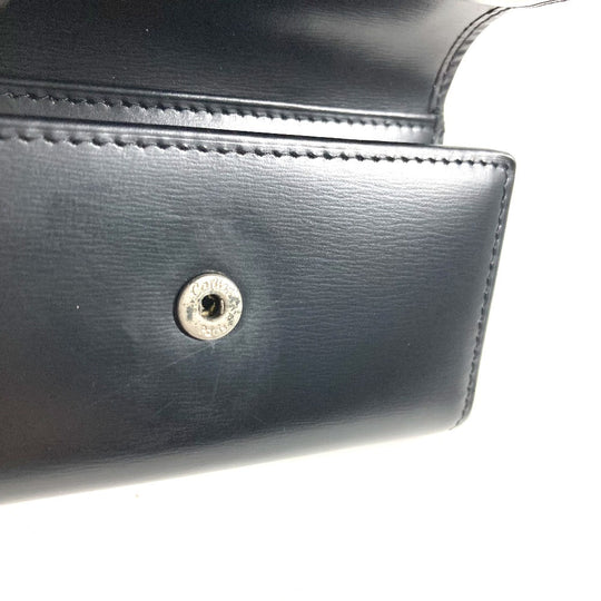 CARTIER Key case Key holder  leather black Pasha 6 rows Women Used Authentic