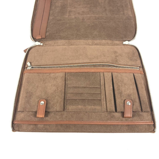 LOUIS VUITTON Clutch bag M56278 Nomad leather Brown Nomad Honore mens Used Authentic